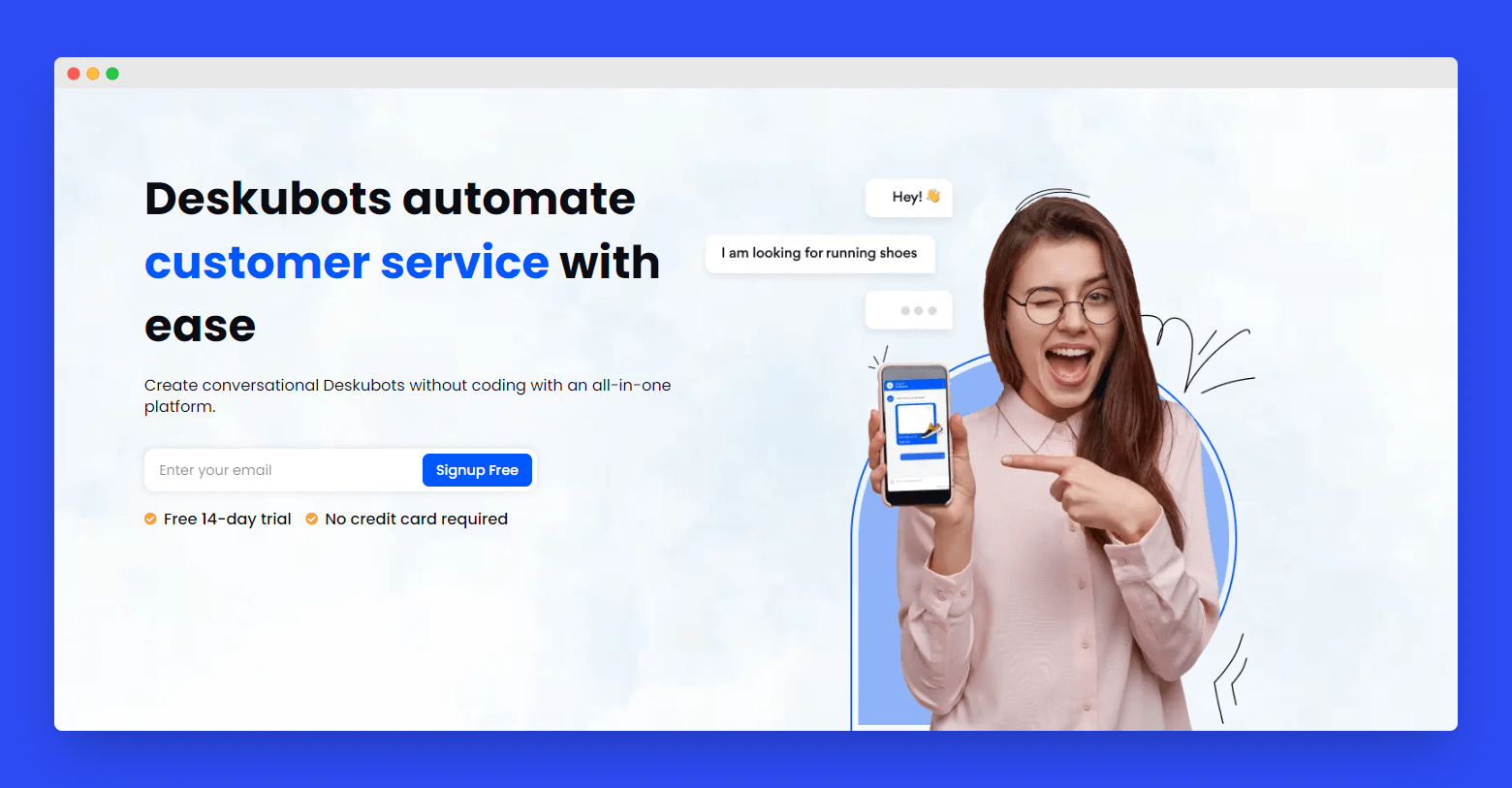 Deskubots automate customer service with ease