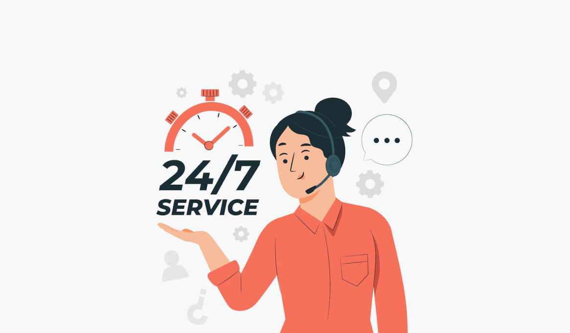 Provide support 24*7 for answering customer questions
