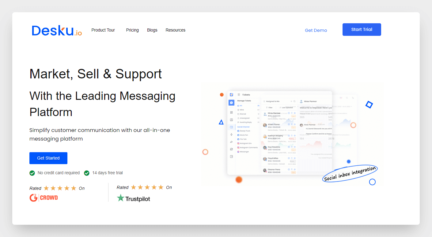Customer support platform