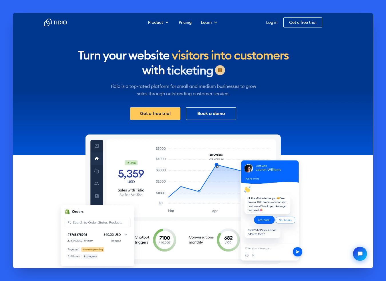 Tidio: ai-powered platform