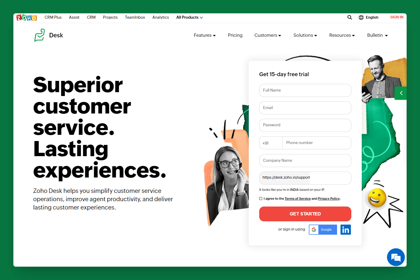 Zohodesk: comprehensive customer service and support platform to drive customer satisfaction