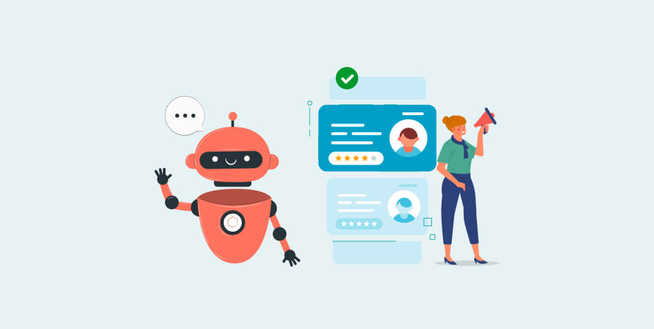 How can a recruitment chatbot facilitate hiring?