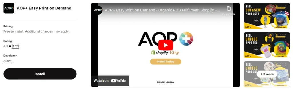 Aop – best for all over print products