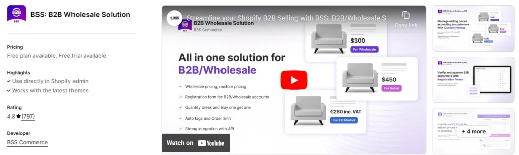 B2b wholesale solution