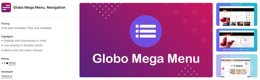 Best bulk product edit by globo mega menu