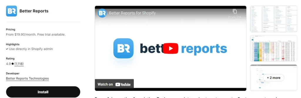 Better reports 2 1