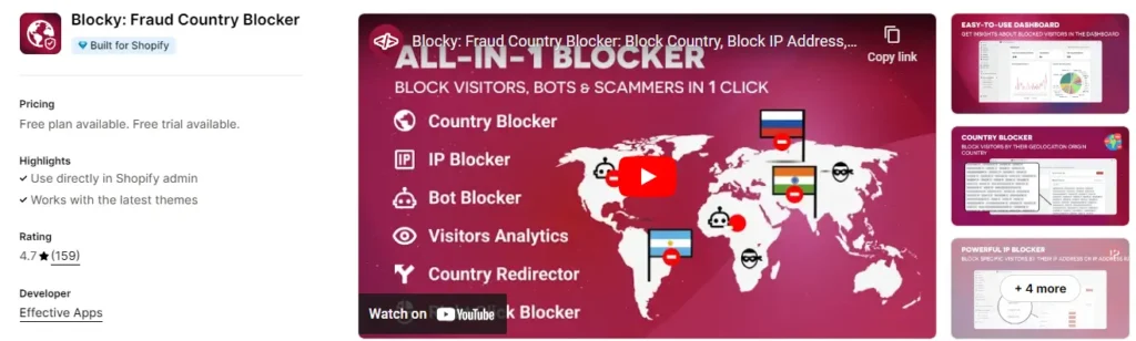 Blocky – fraud country blocke