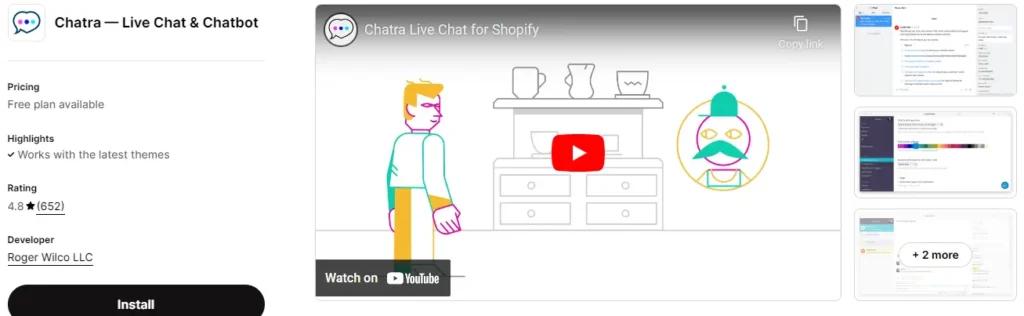 Chatra – best shopify chat app for engaging conversations