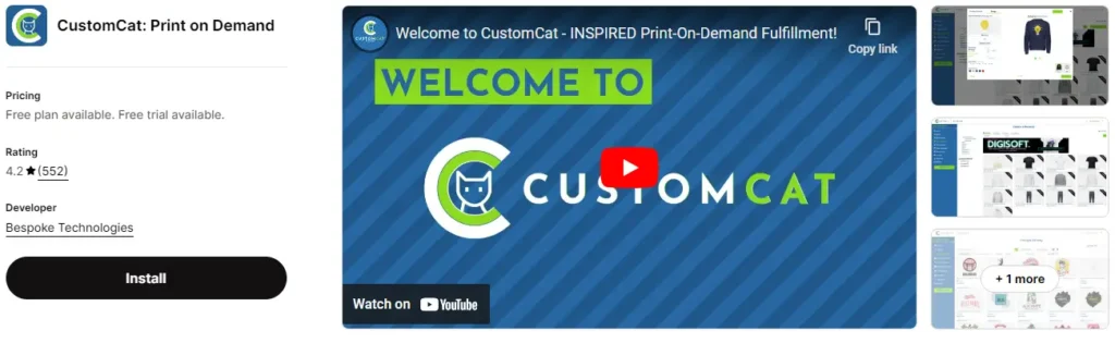 Customcat – best for beginners