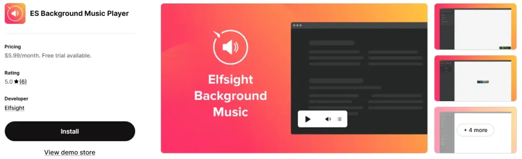 Es background music player 2