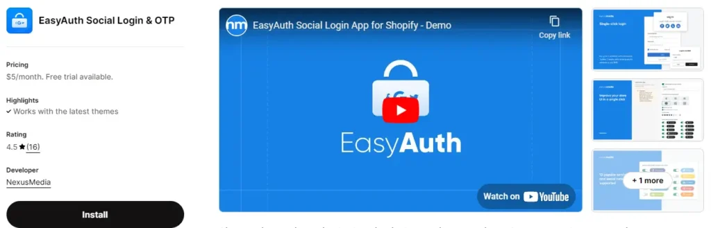 Easyauth – social login