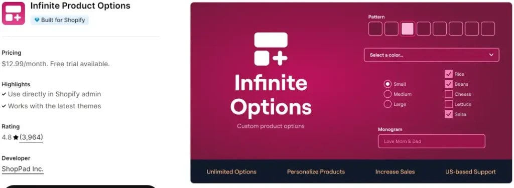 Infinite options 2