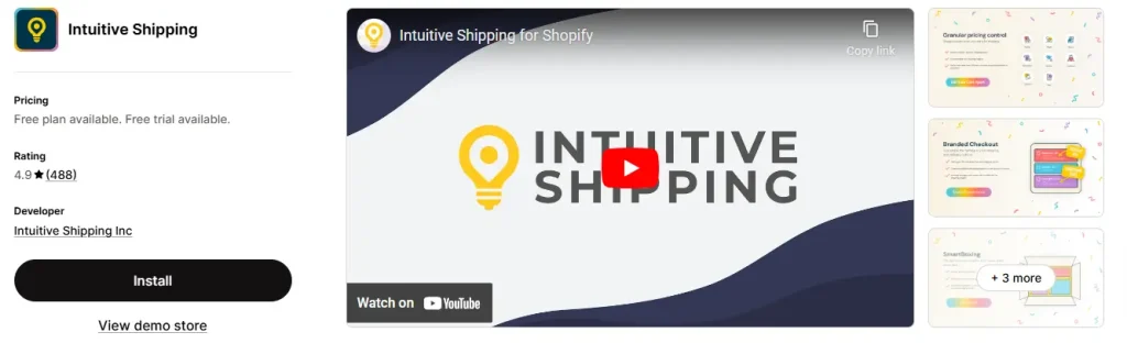 Intuitive shipping 2