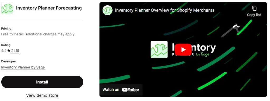 Inventory planner 2