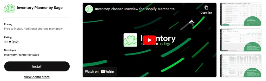 Inventory planner 5