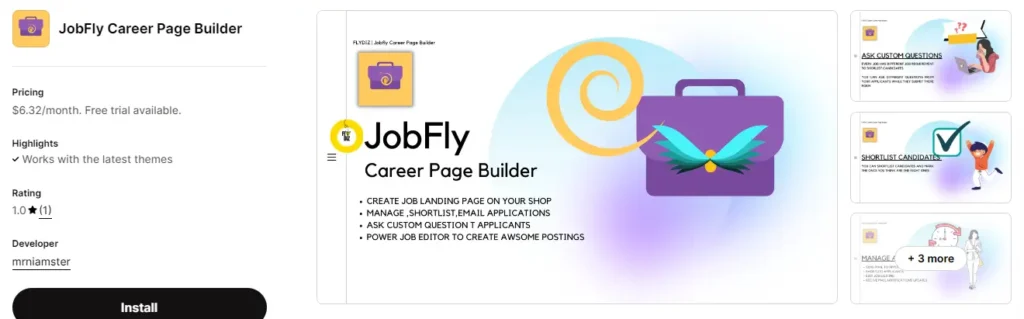 Jobfly career page builder