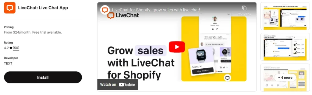 Livechat – top choice for comprehensive customer experience