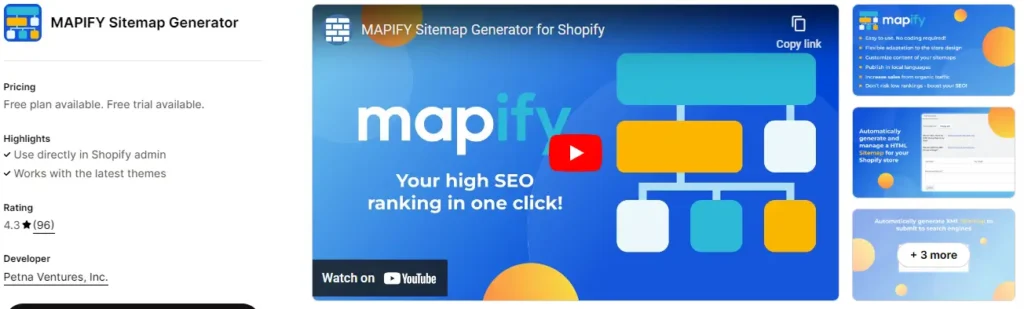 Mapify sitemap generator