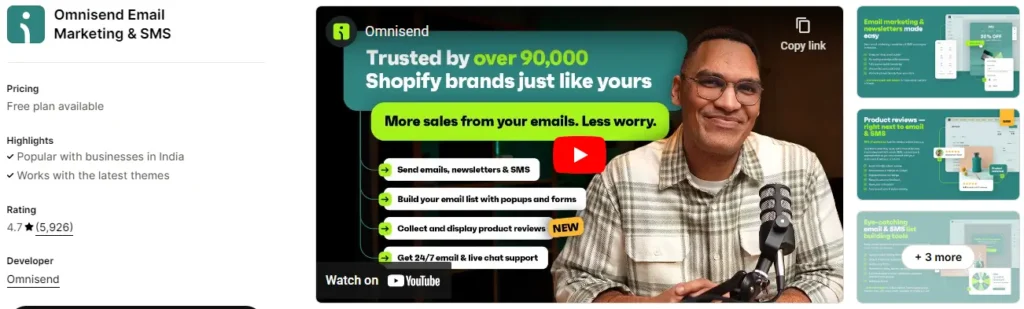 Omnisend multichannel marketing automation