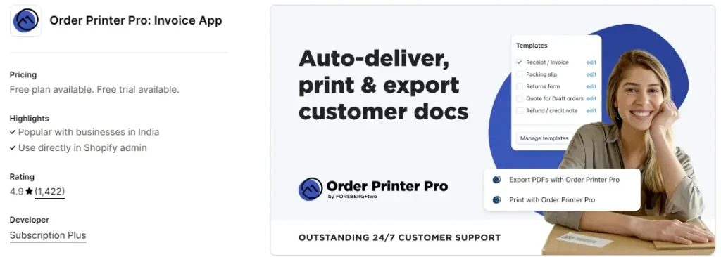 Order printer pro by forsbergtwo