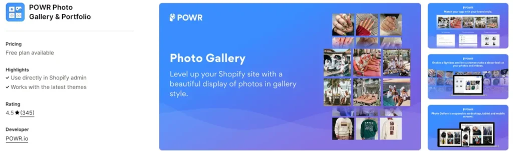 Powr photo gallery