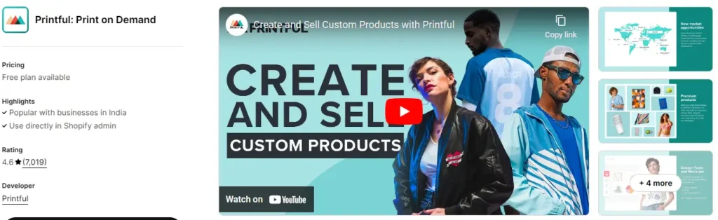 Printful – all in one solution for custom products