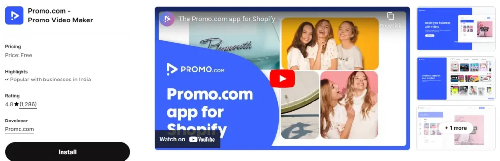 Promo. Com ‑ promo video maker