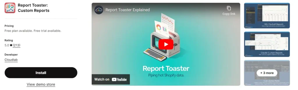 Report toaster