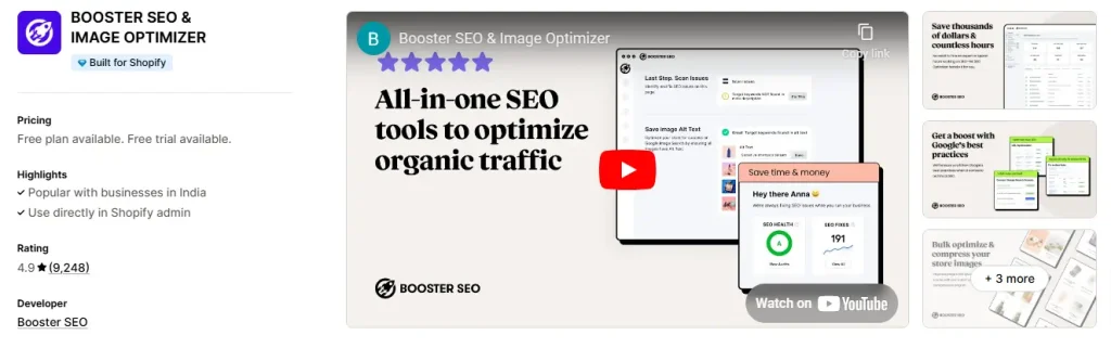 Seo image optimizer by booster apps