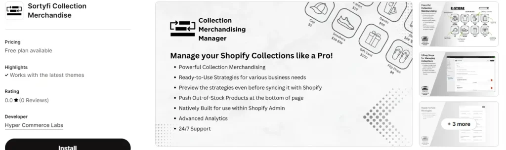 Sortyfi collection merchandise best for quick and efficient collection sorting