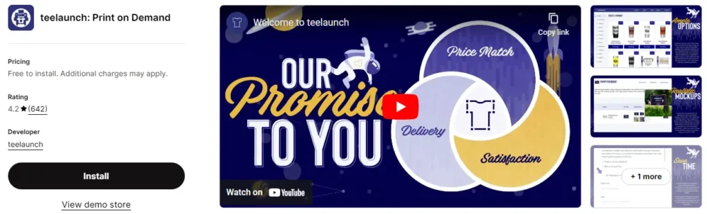 Teelaunch – best for apparel customization