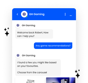 Gaming chatbot screenshot