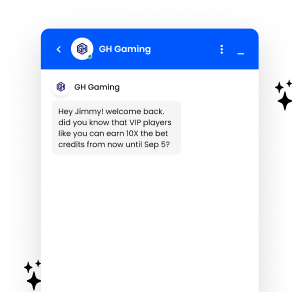 A screenshot of the gaming app gii on a phone.