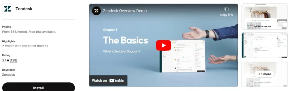 Zendesk talk integrated voice support for shopify