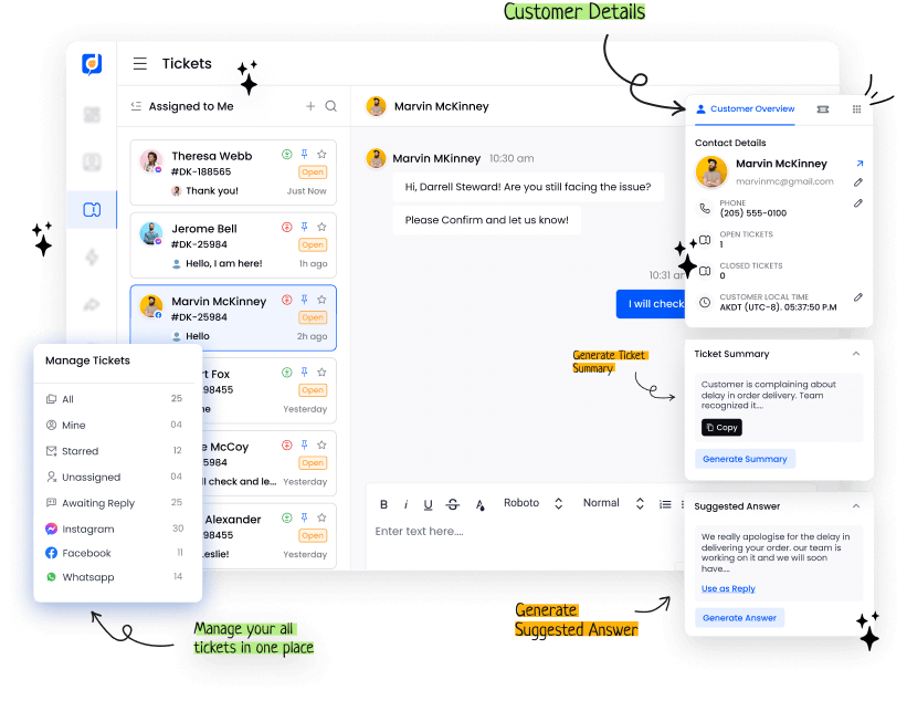 Ai chatbot with livechat desku