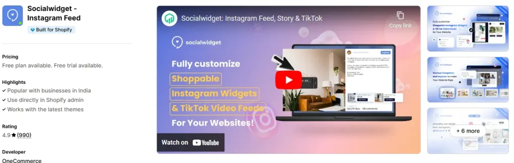 Socialwidget