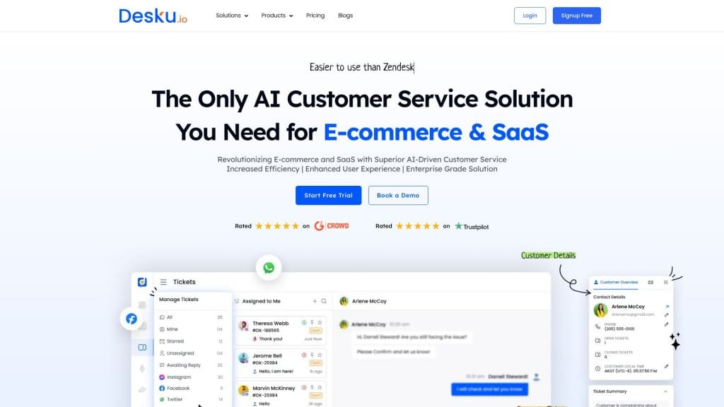 Debux - the ultimate customer success software you need for e-commerce and saas.